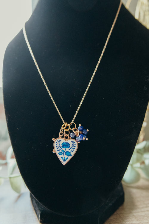 CREATE LIVE Custom Charm Necklace - Gold or Silver... Choose Your Base!
