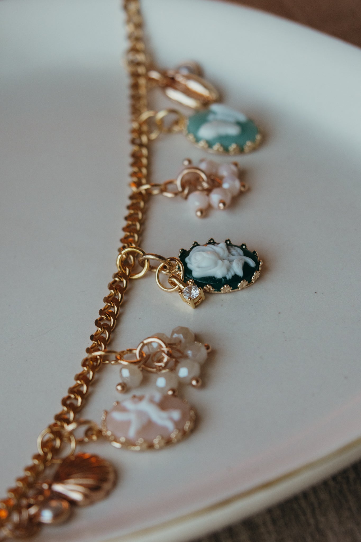 CREATE LIVE Custom Charm Bracelet - Gold or Silver... Choose Your Base!