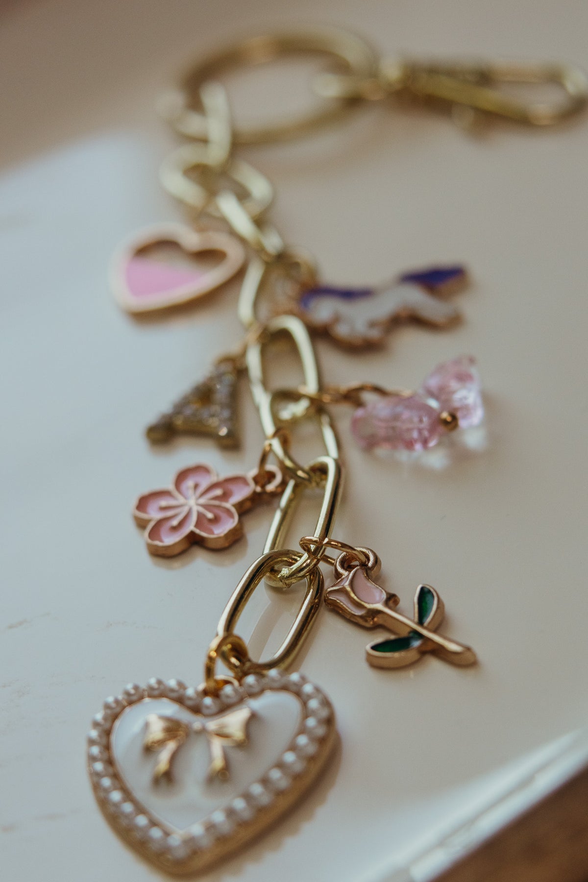 CREATE LIVE Custom Charm Keychain / Purse chain !