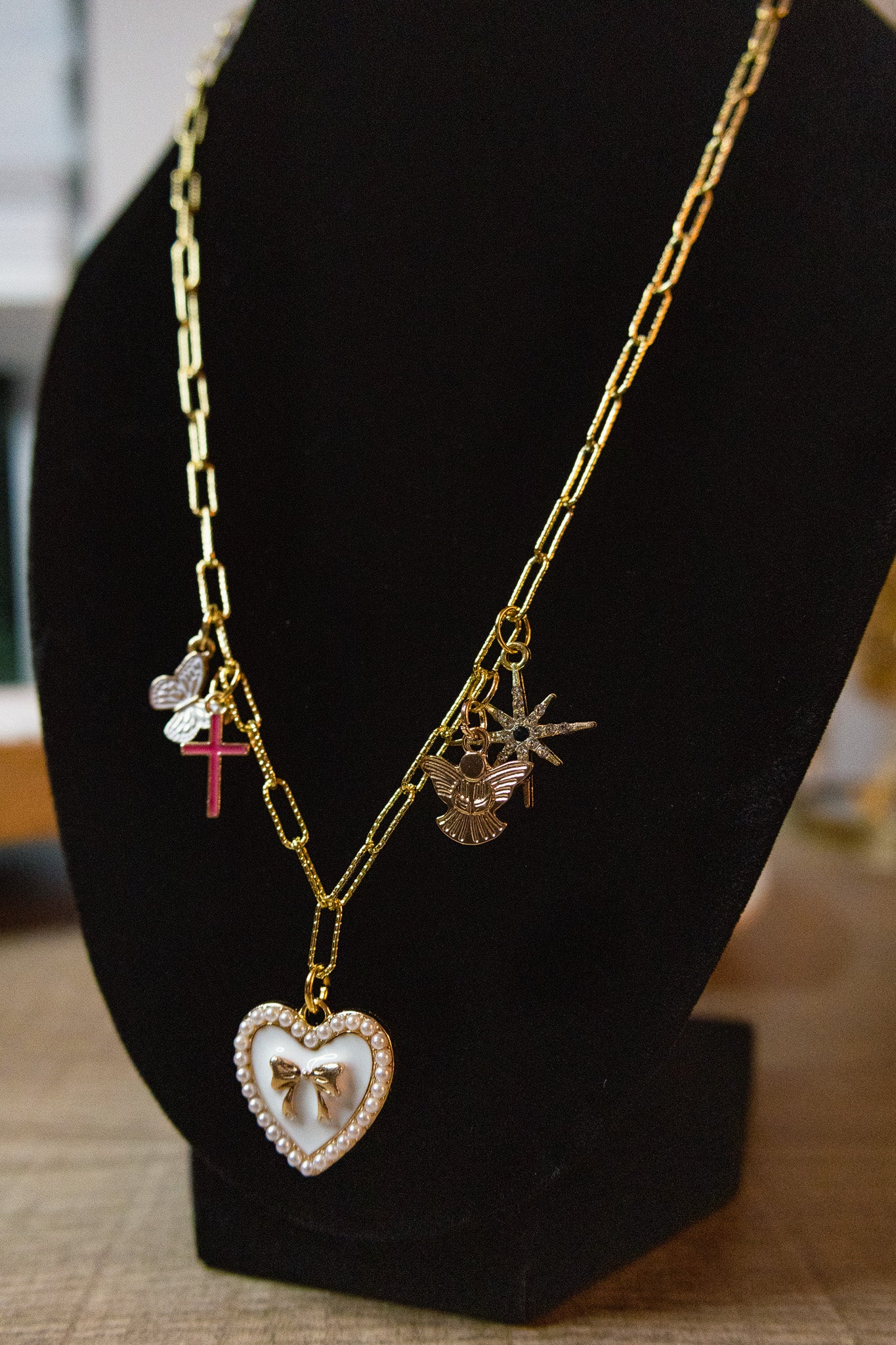 CREATE LIVE Custom Charm Necklace - Gold or Silver... Choose Your Base!