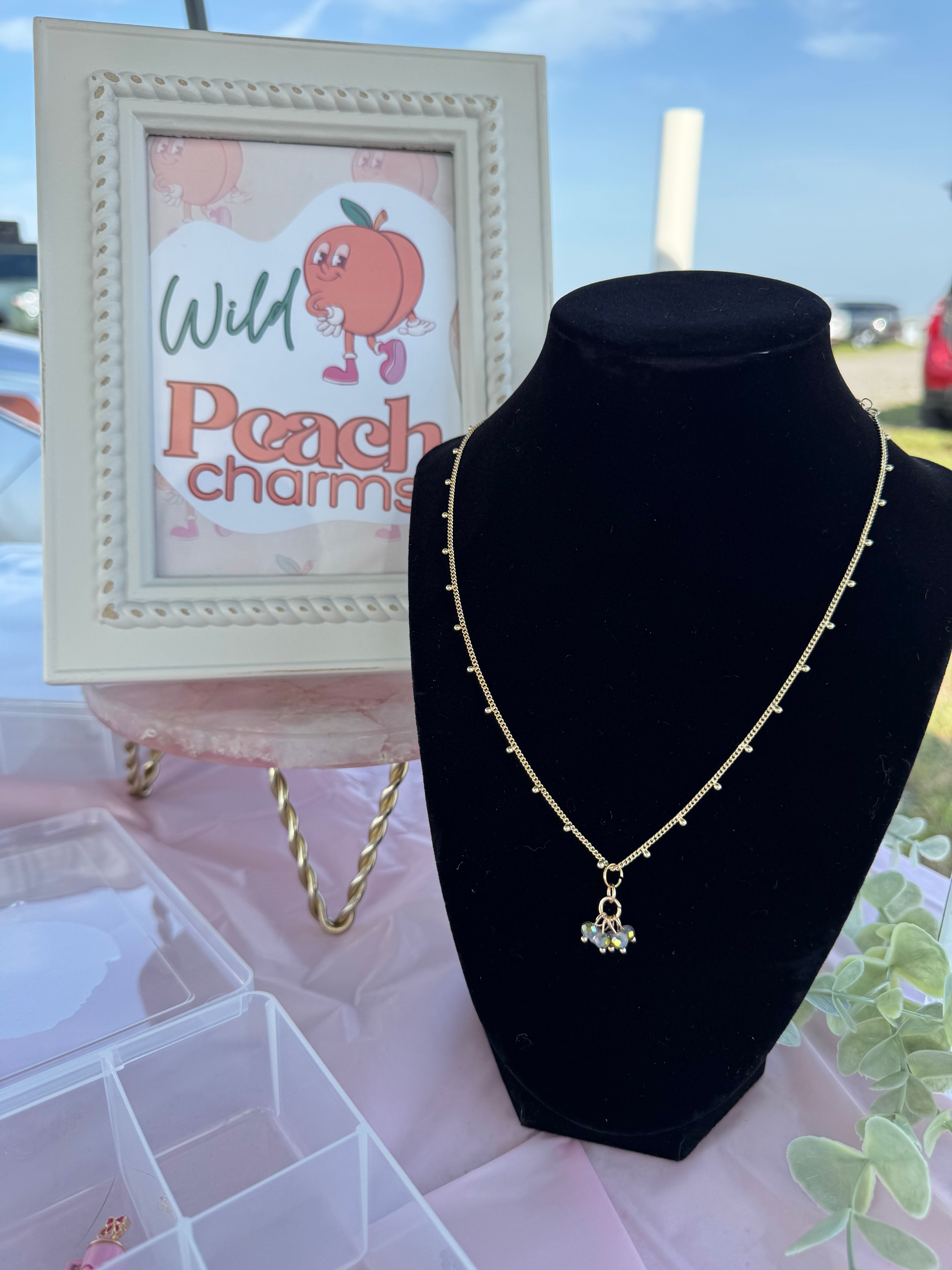 CREATE LIVE Custom Charm Necklace - Gold or Silver... Choose Your Base!